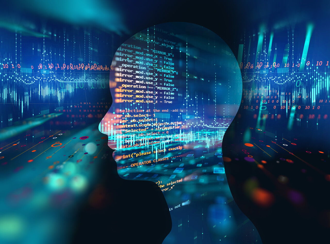 虚拟人的轮廓3D图解