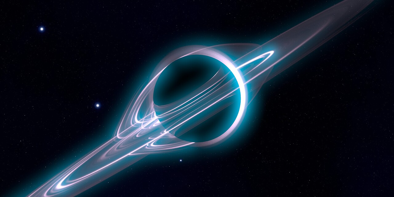 黑暗背景下的霓虹灯圈