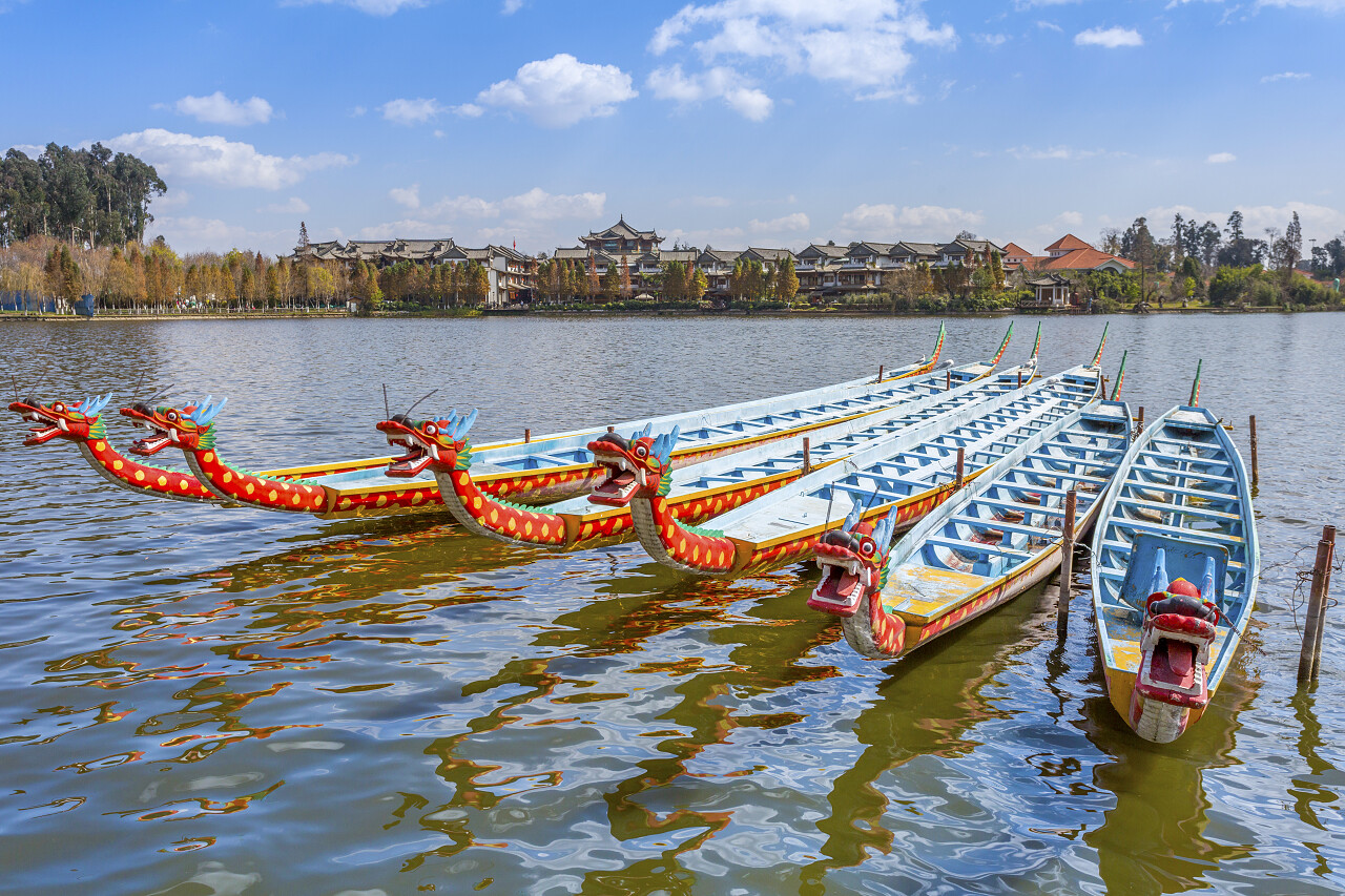 端午节赛龙舟端午节划龙舟端午节龙舟中国亚洲的龙舟