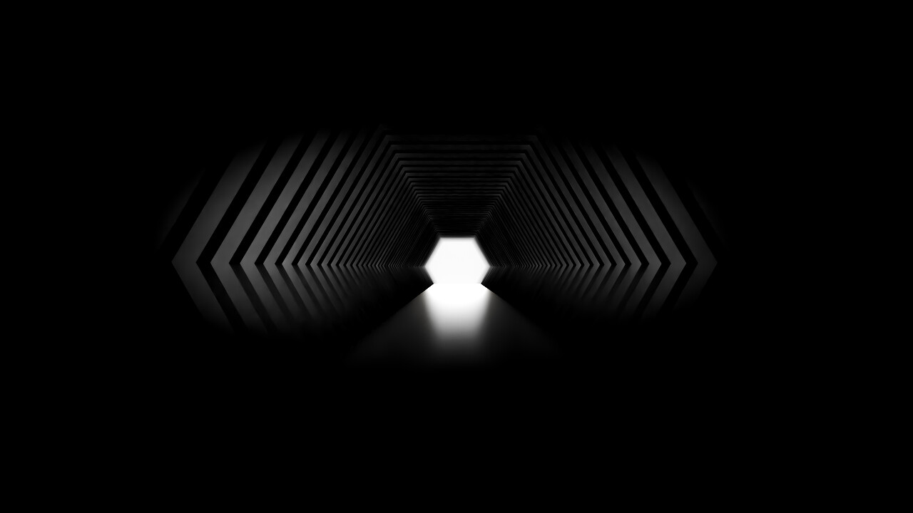 黑色空旷的内部