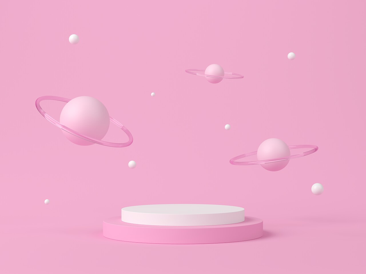 ,模拟场景几何形状平台用于产品展示的3D渲染