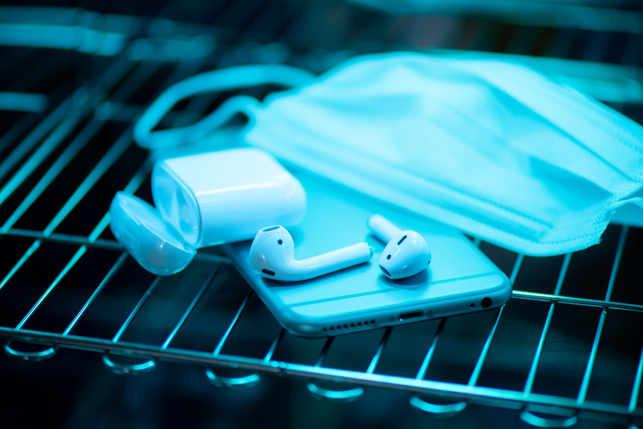 智能手机和耳机的紫外光灭菌