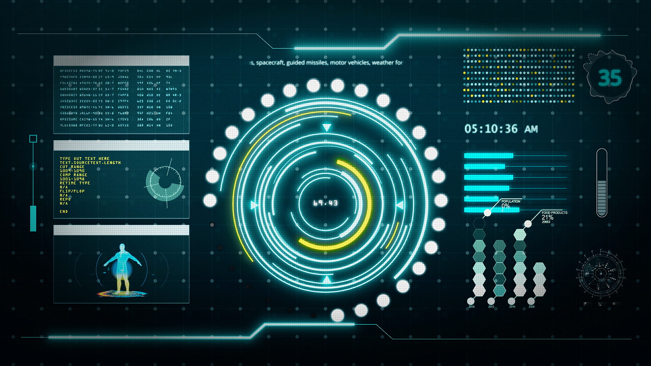数字转换用户界面电脑屏幕