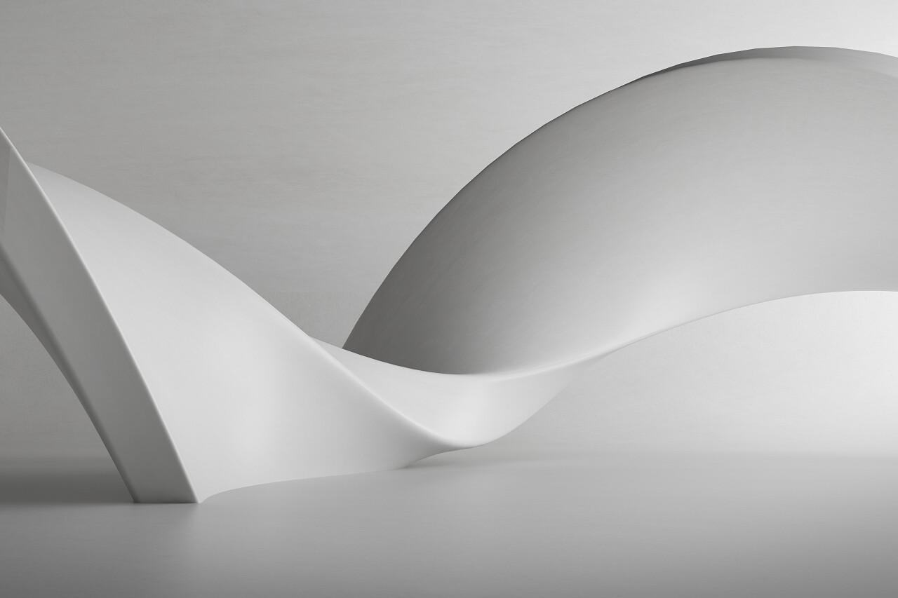 抽象建筑空间,混凝土雕塑