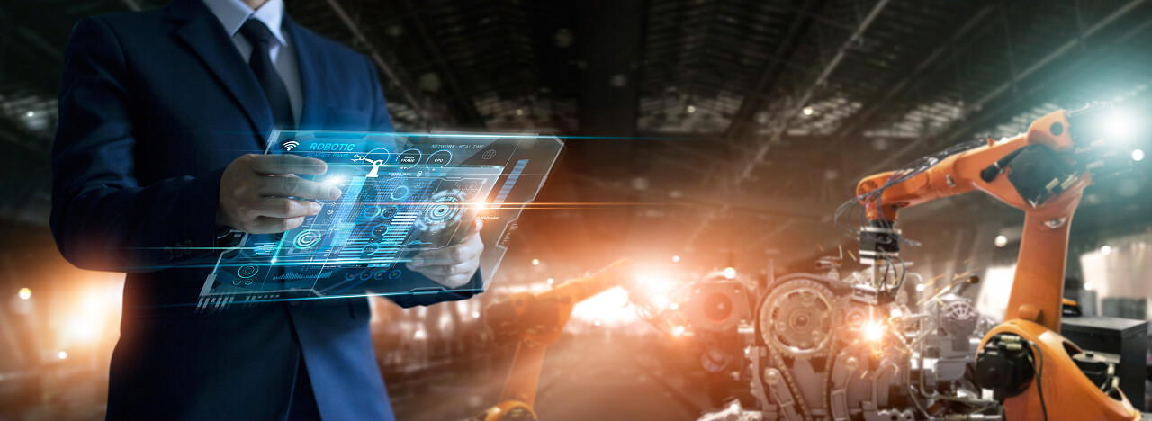 利用虚拟接口监测系统软件对工厂汽车工业中的焊接机自动武器进行工程师校核和控制