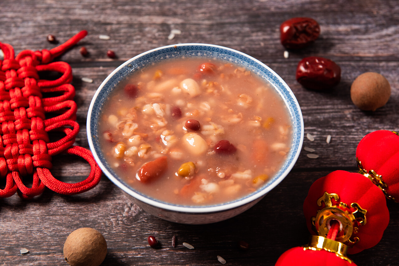 中国传统食品腊八粥谷类食品腊八