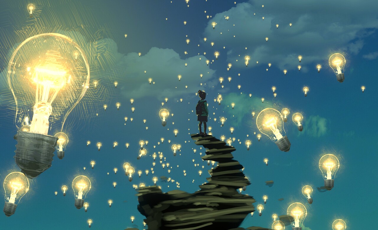 抽象概念创作背景思维