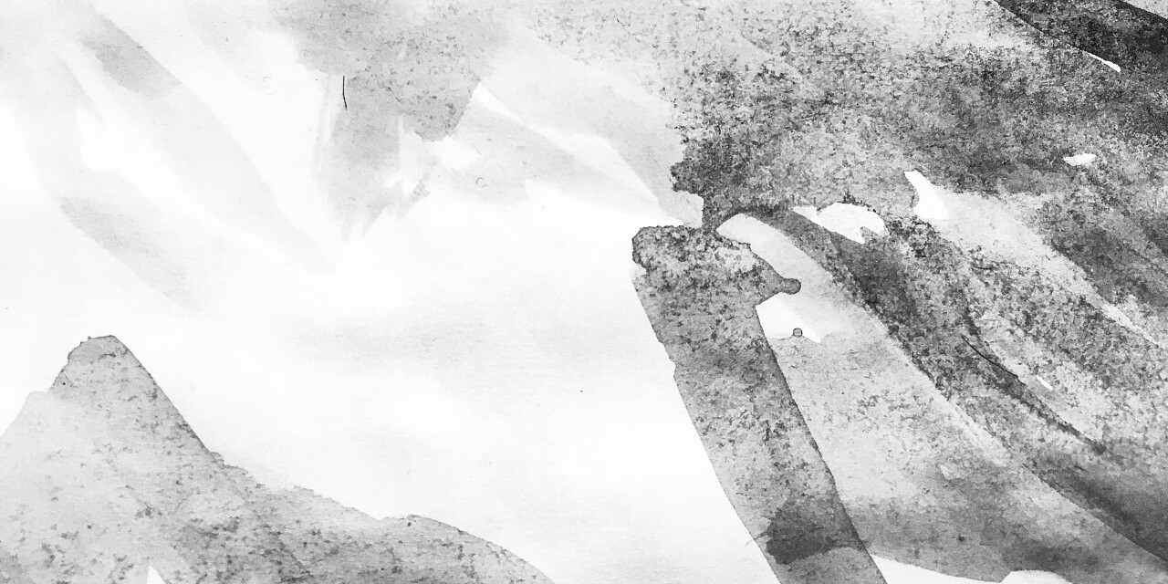 三角设计的大理石粉墙