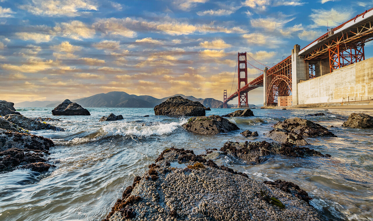 海边大桥美国旅游国外全球旅游