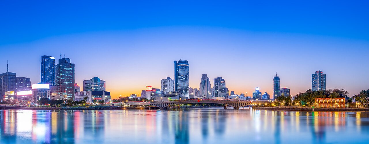 城市建筑景观夜景