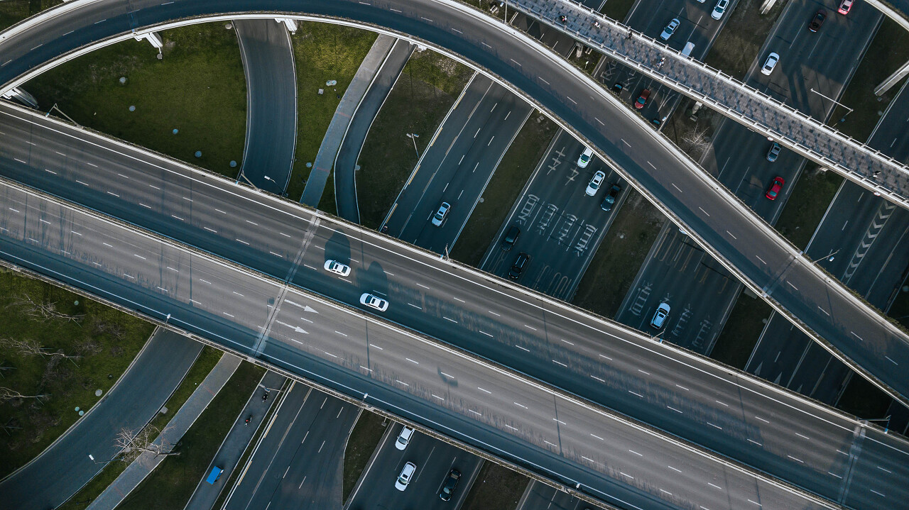 城市高架桥建筑成都旅游