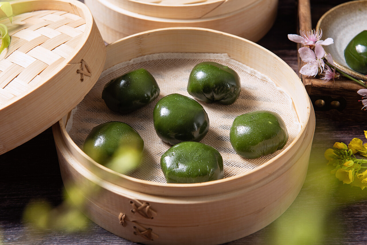 传统美食青团传统二十四节气24节气清明节清明