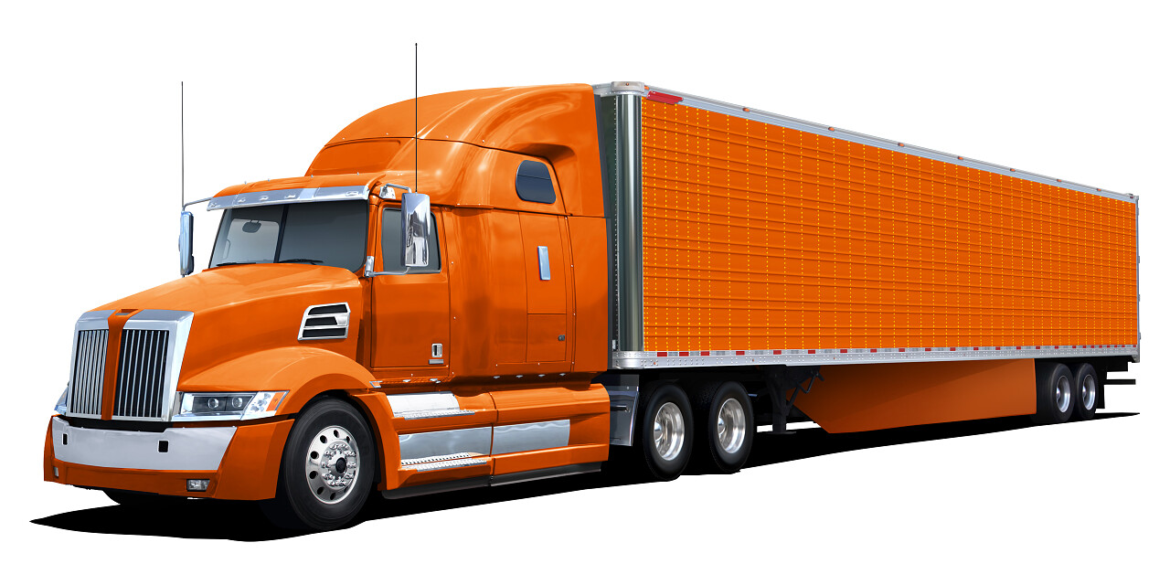 大型货车渲染