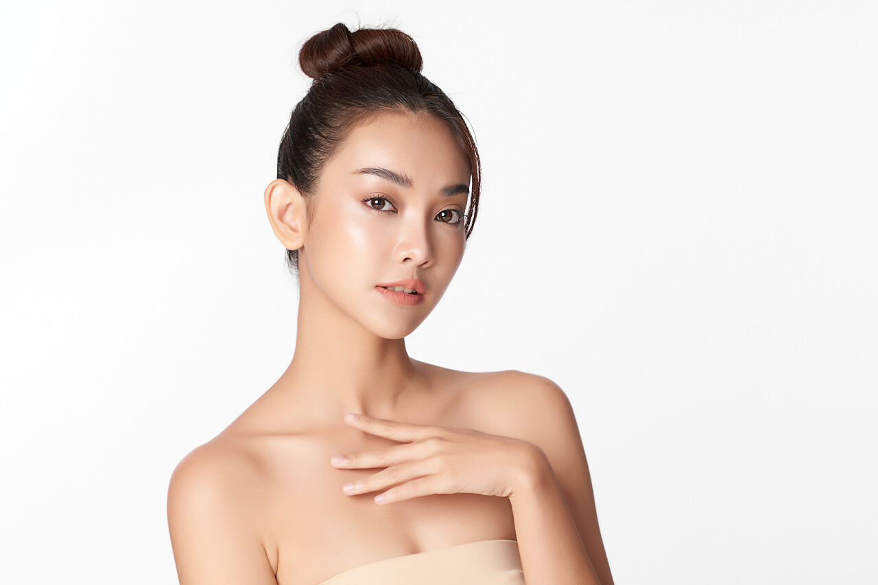 时尚美女模特特写