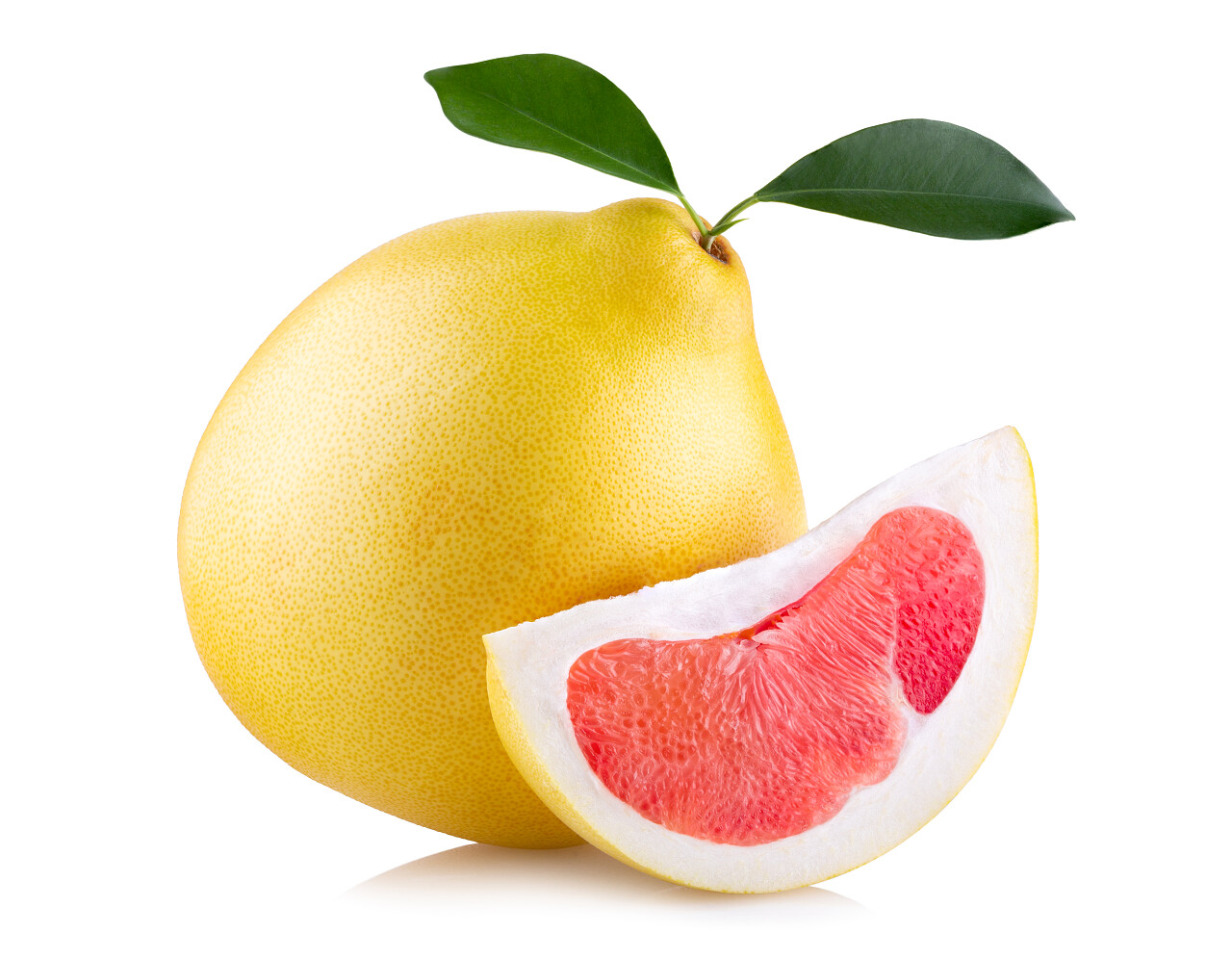 成熟的柚子特写