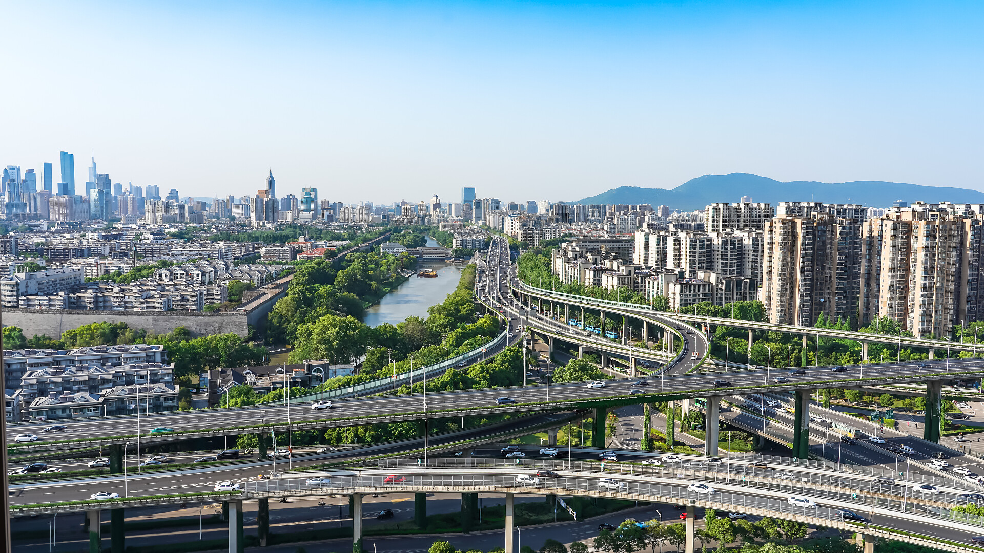 城市交通车流交通枢纽