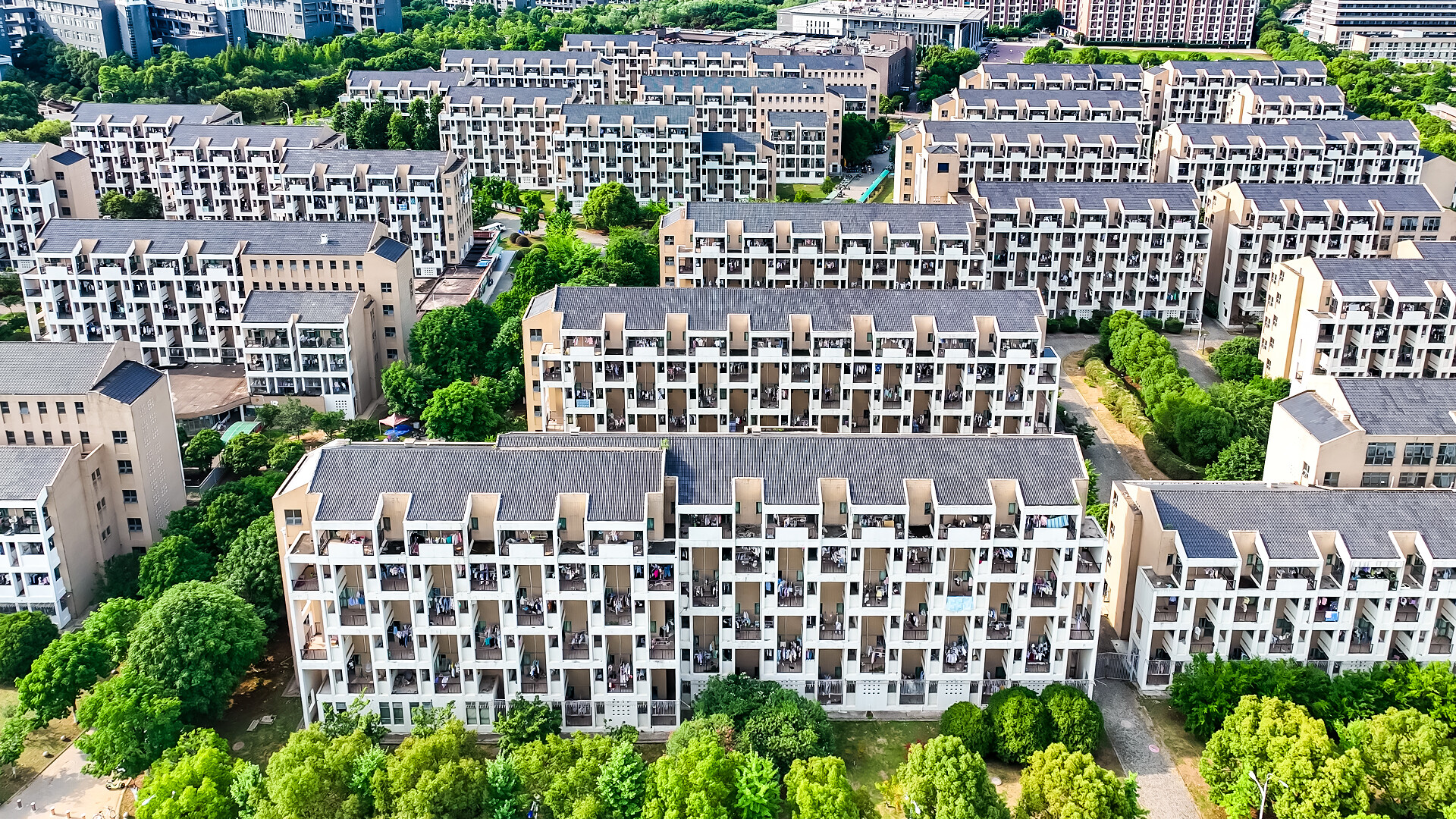 南京医科大学学生宿舍楼校园环境