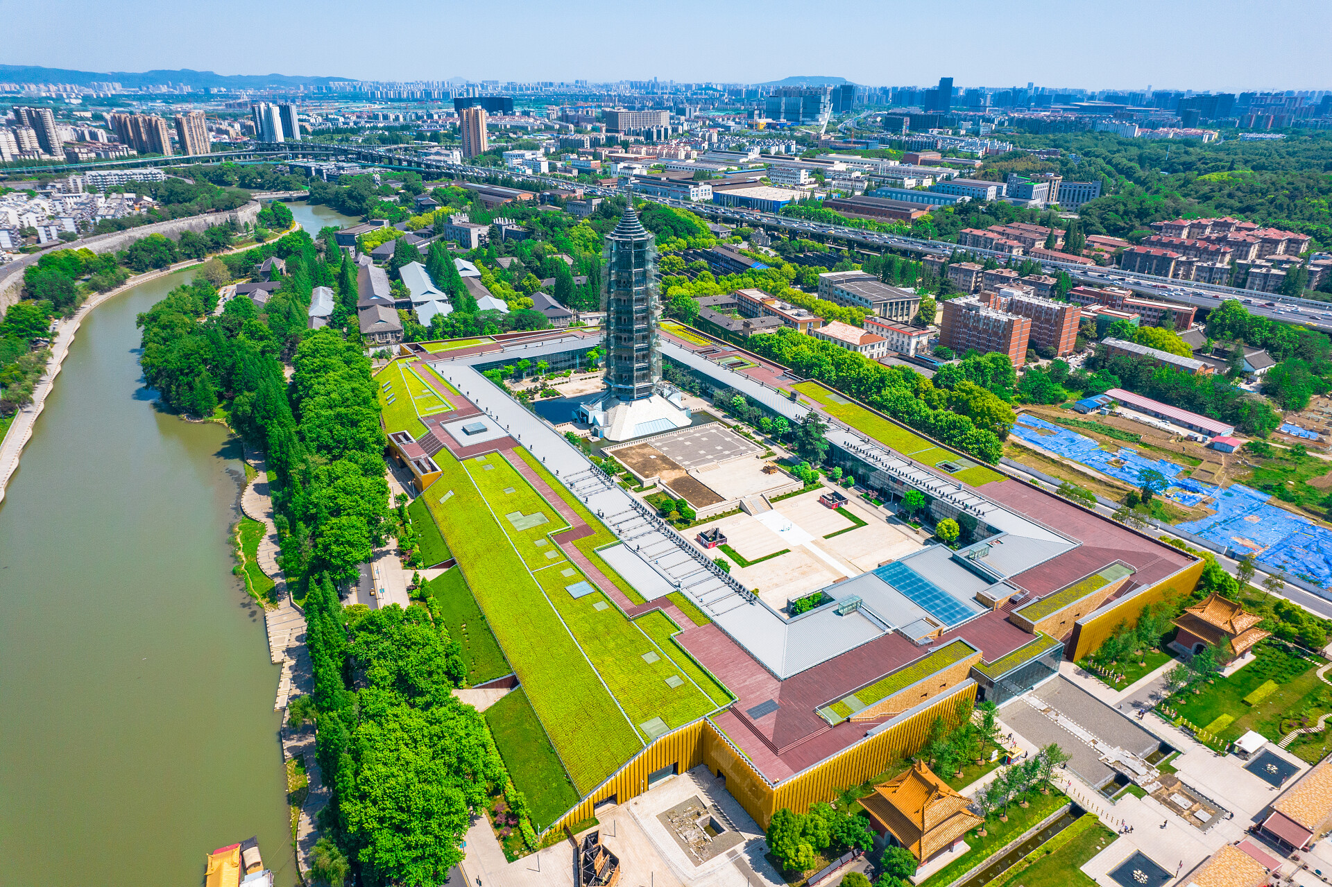 南京城市地标南京大报恩寺景区