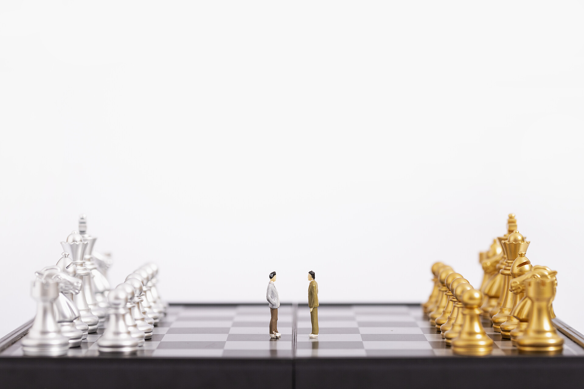 国际象棋对战博弈商业图