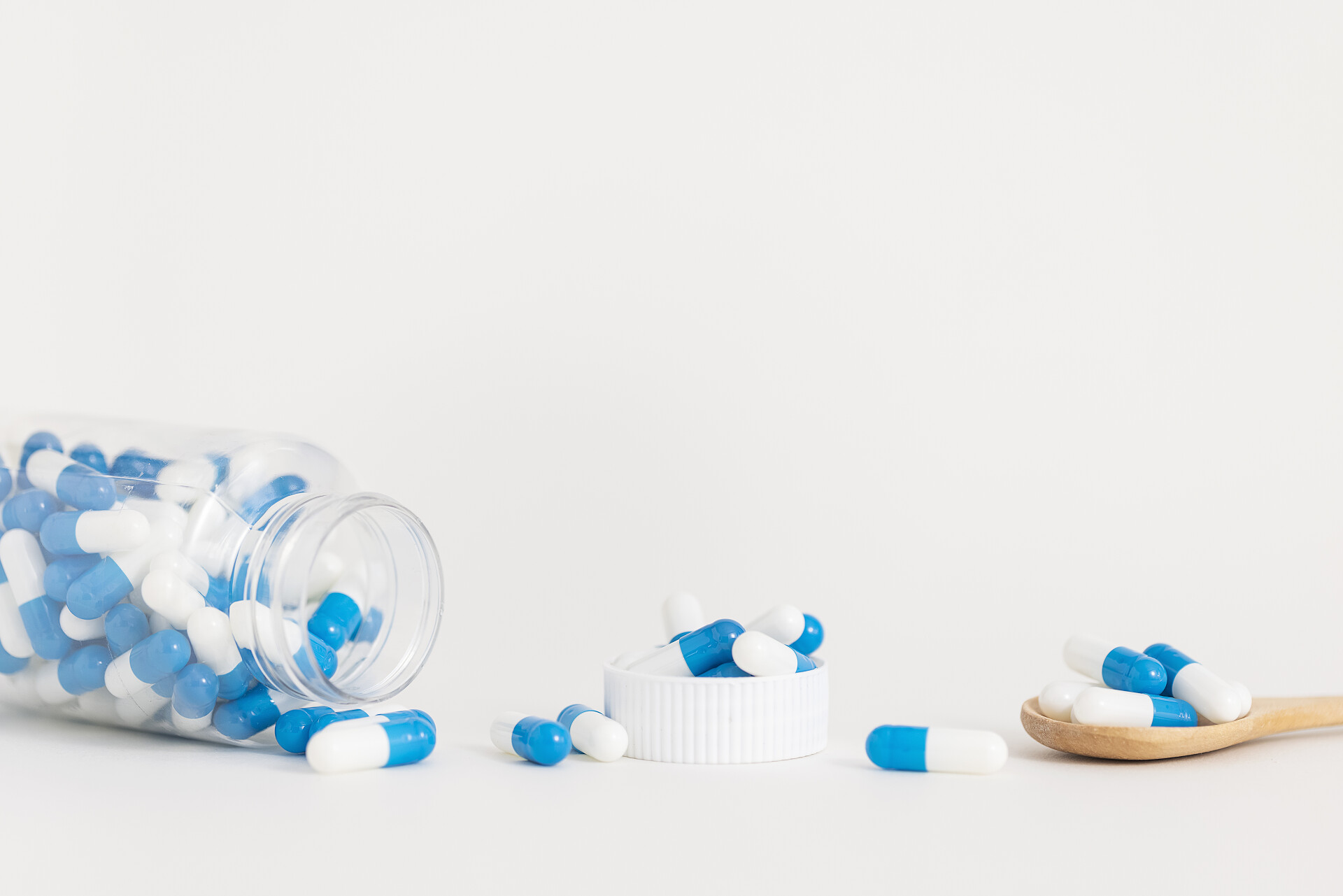 医疗胶囊特写图片