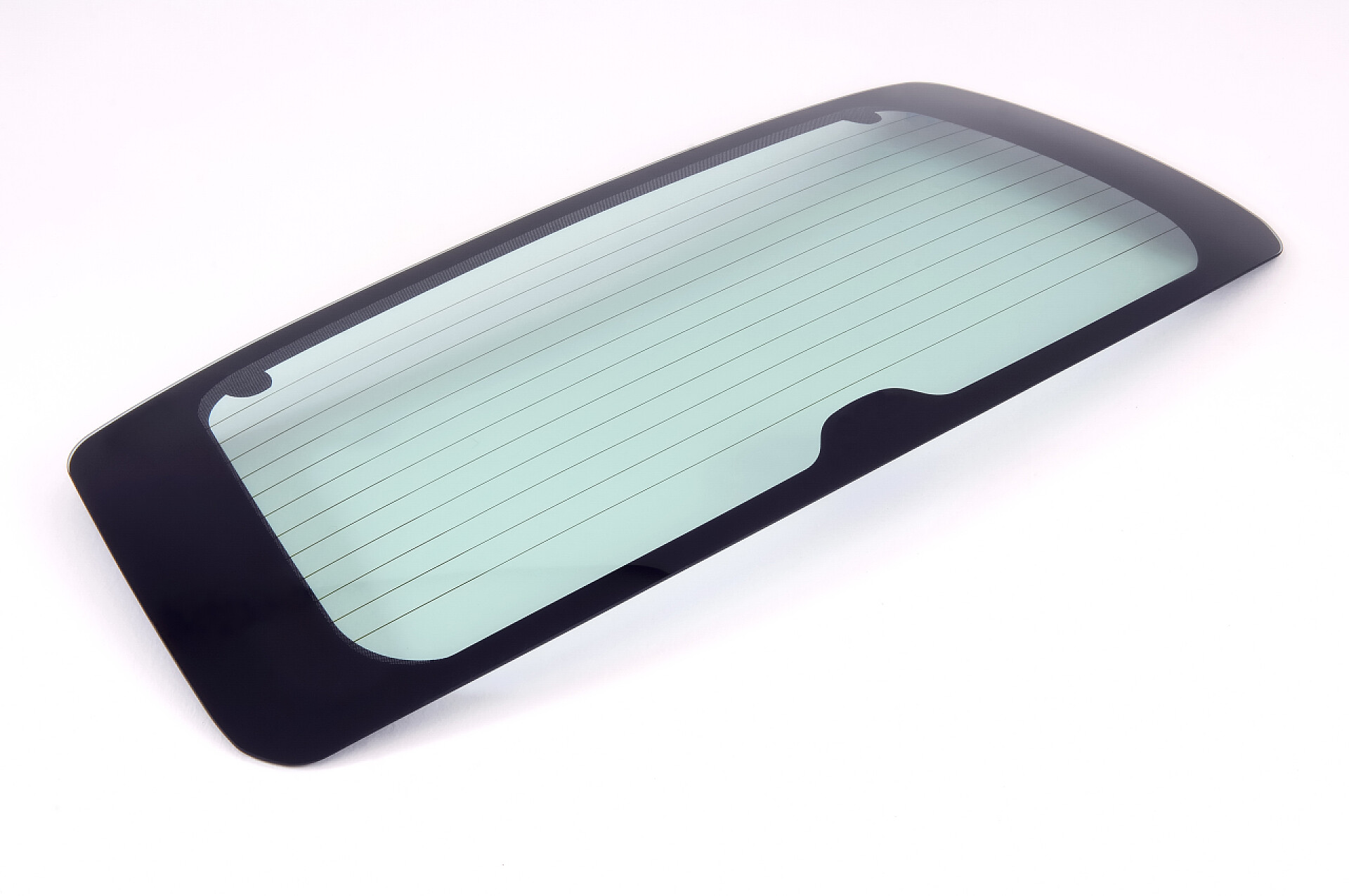 在白色背景上的车窗玻璃配件图汽车玻璃