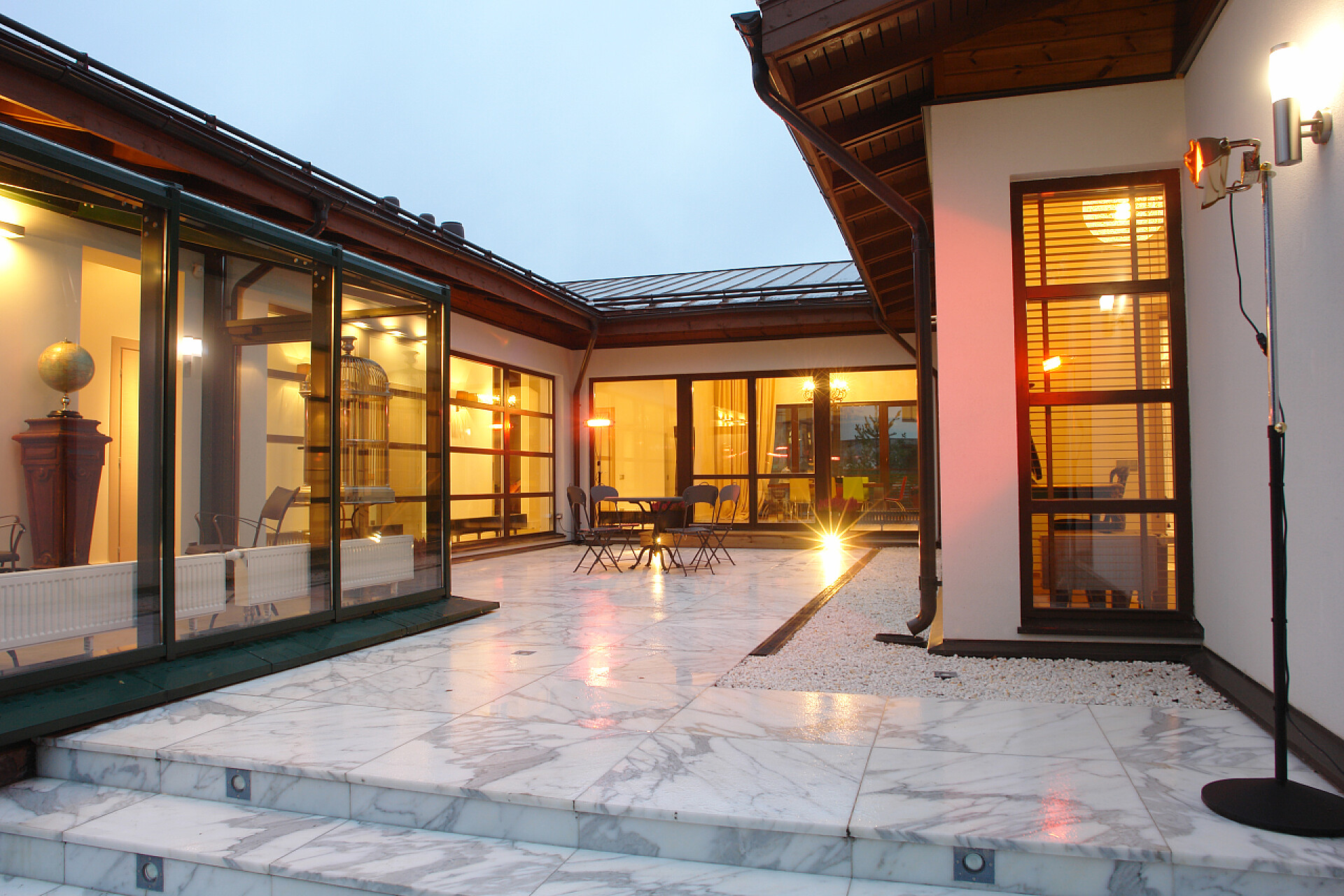 四合院别墅的露台别墅的露台