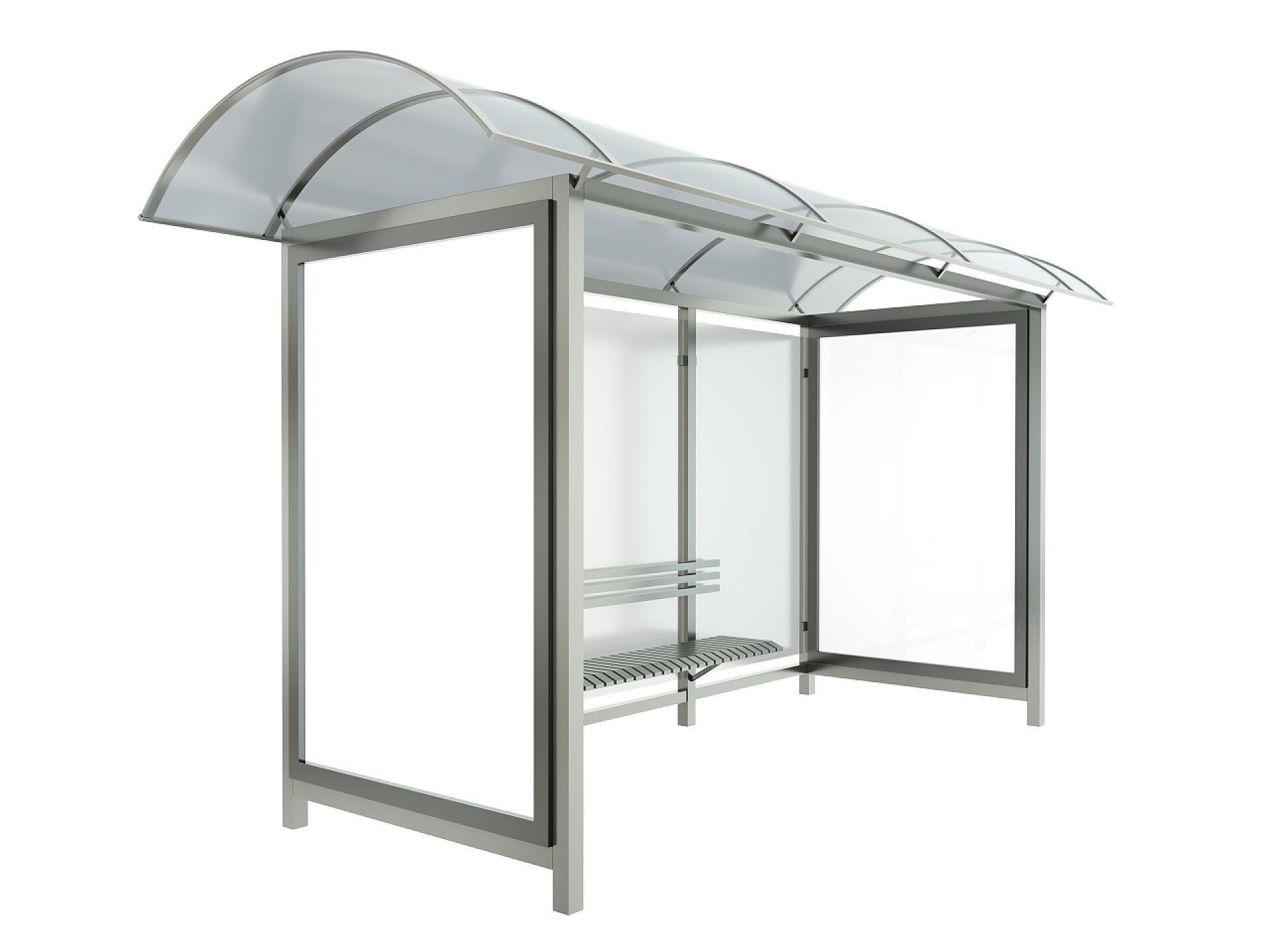 白色背景上的公交站巴士站