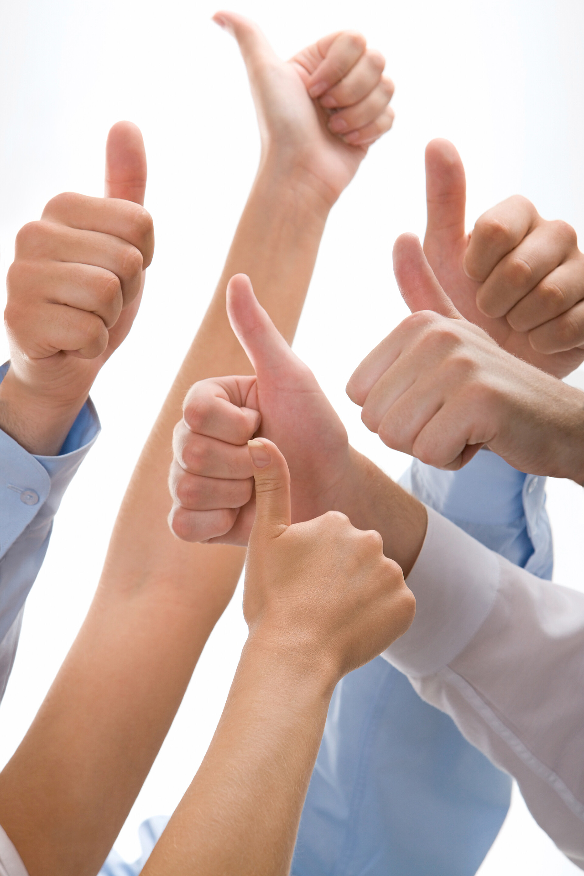 成功的概念表示图竖起大拇指成功