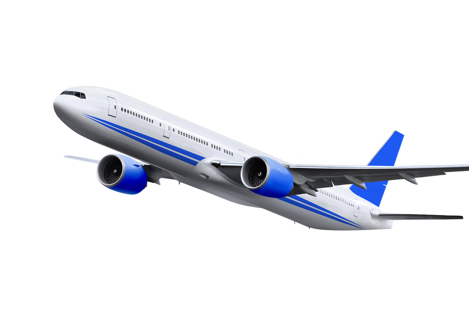 白色背景上的飞机飞机 ll