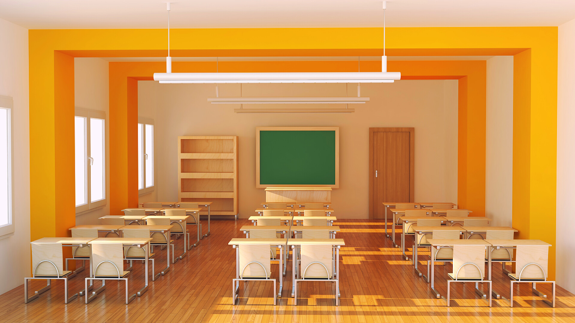 毕业季教室毕业季校园青春毕业季空旷干净的教室教室