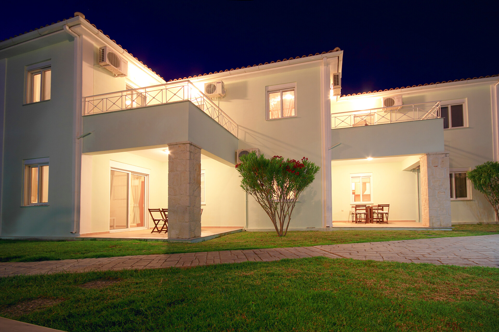 希腊的豪华别墅度假村豪华别墅度假村