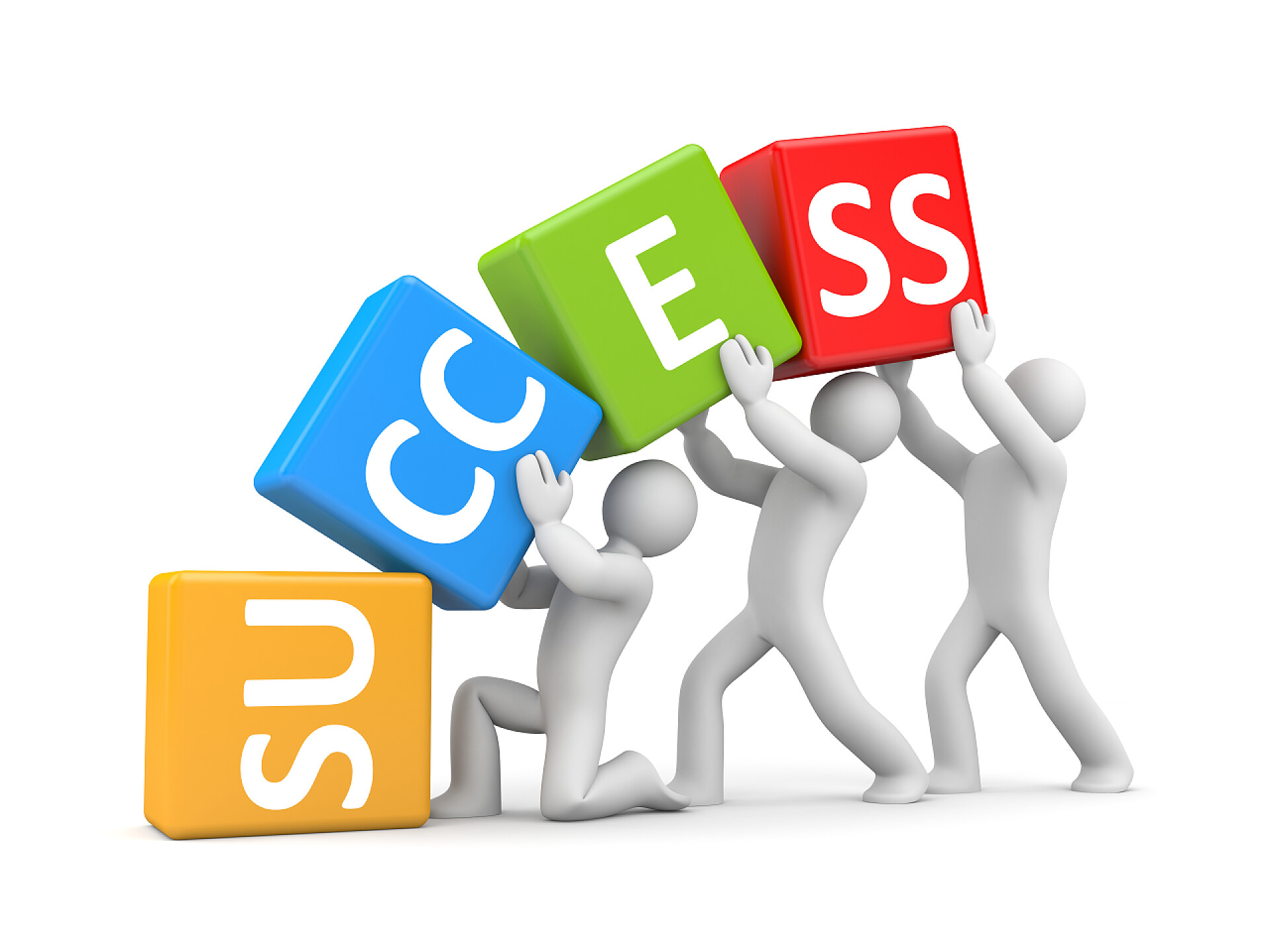 成功的概念成功的团队