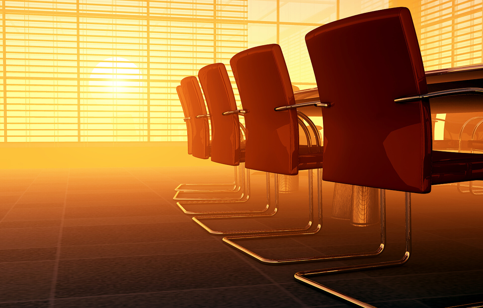 阳光照进一间办公室内政部的办公室