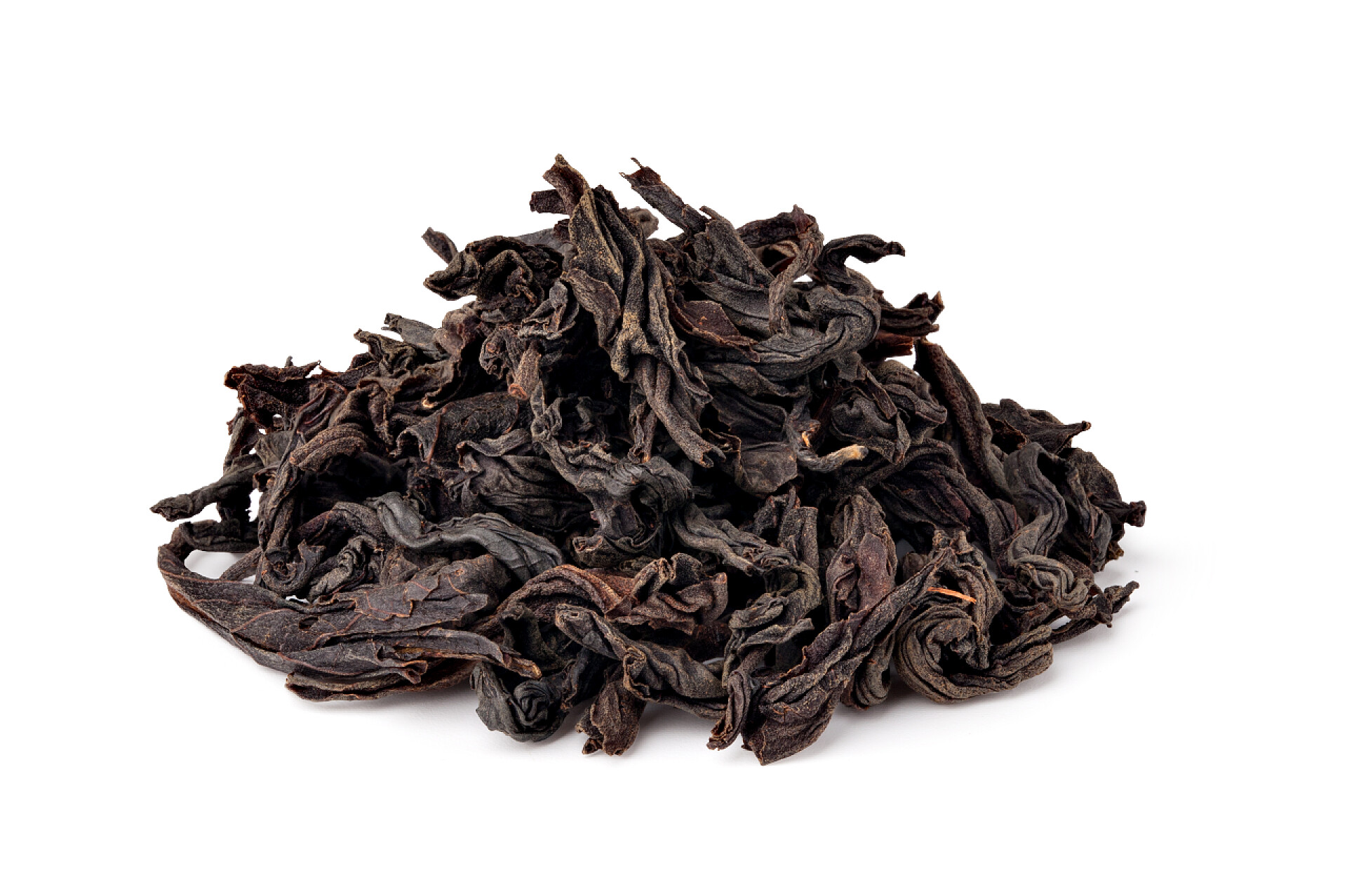 白色背景上的红茶红茶