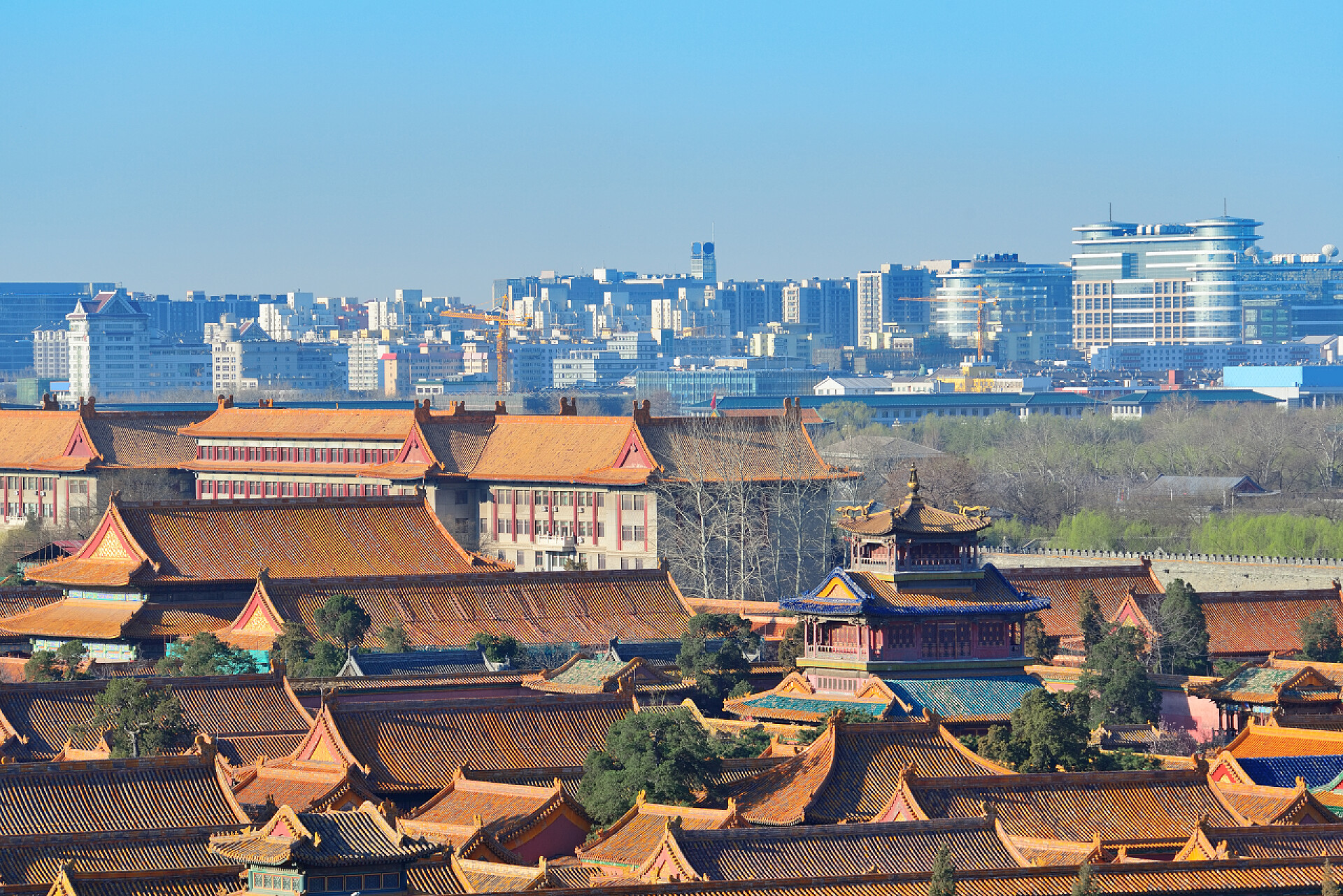 北京建筑与城市天际线北京