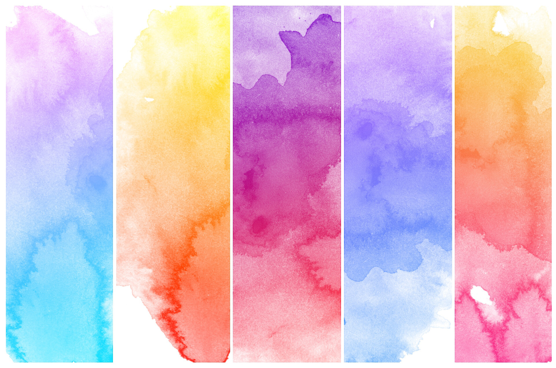 彩色水彩背景纹理装饰手工油漆背景