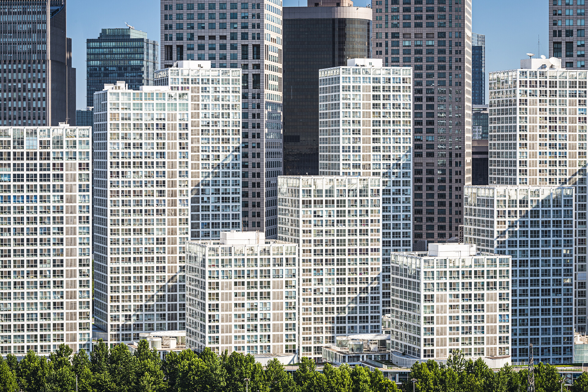 中国北京金融区城市景观北京金融区