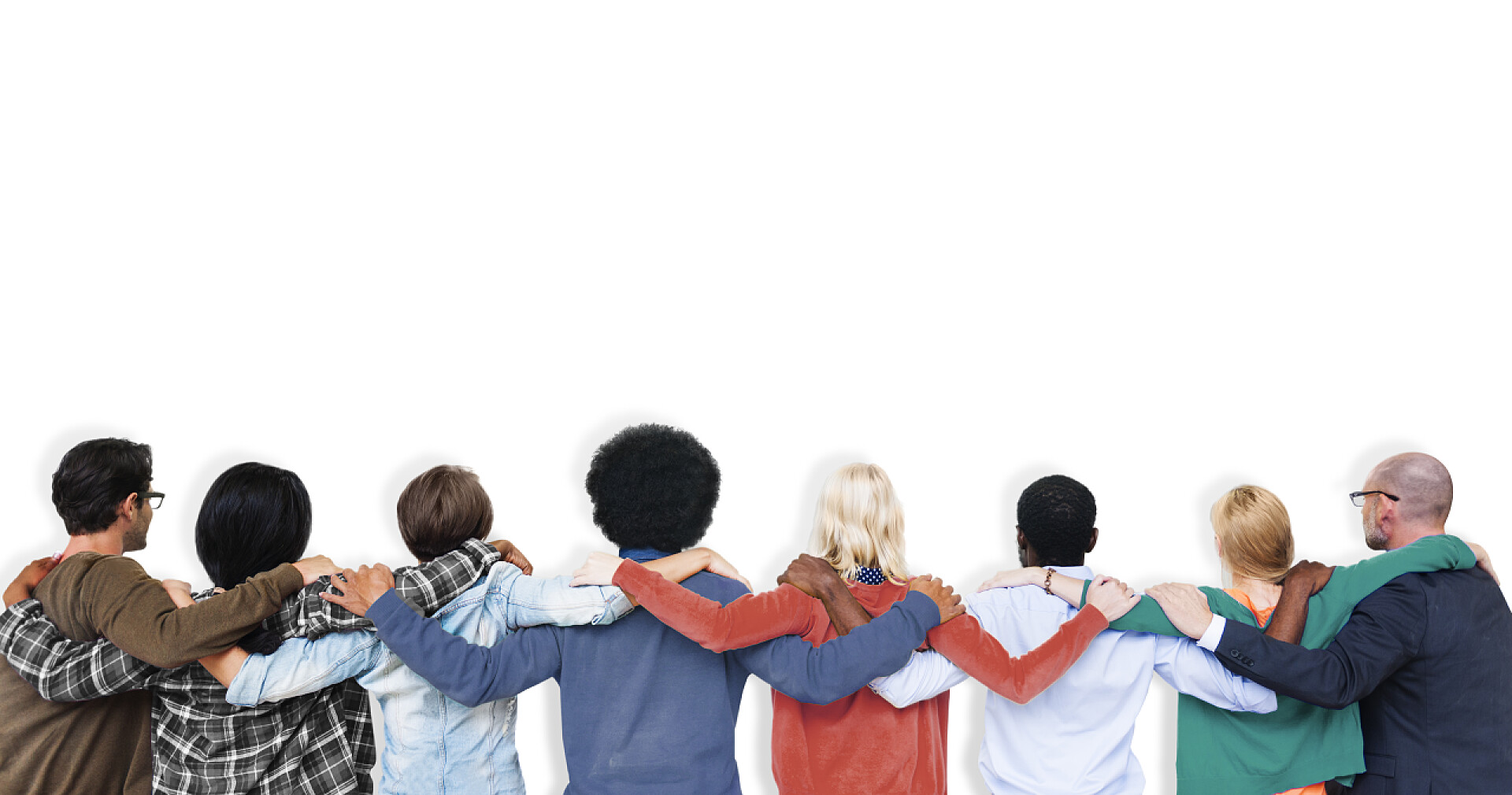 白色背景上的团队合作的概念团队团队合作理念