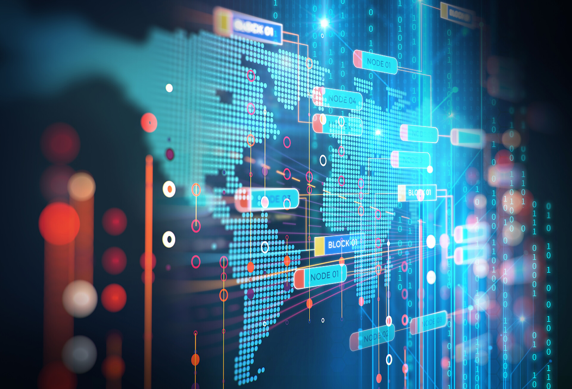 具有可视化的信息图形大数据未来派可视化抽象插图