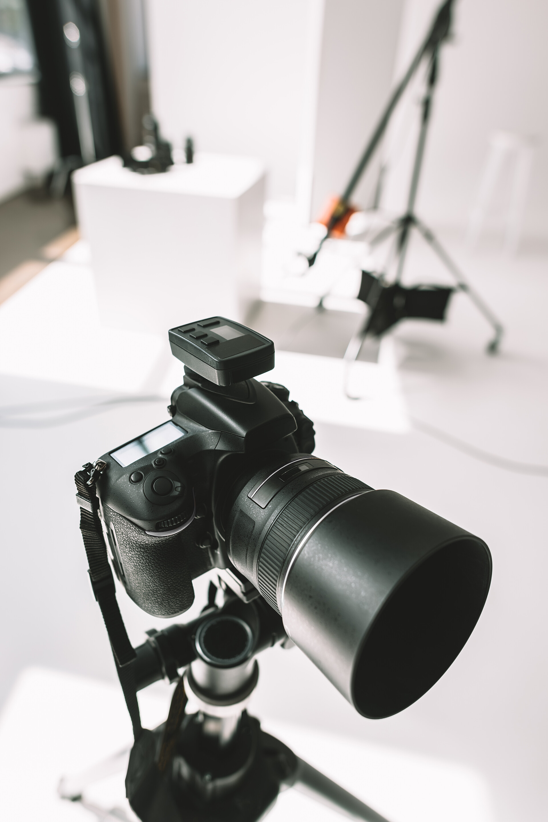 摄影工作室的数码照相机数字相机