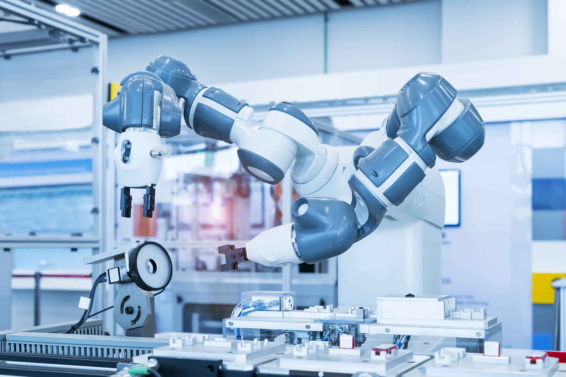 现代科技自动化机器系统机器人与自动化系统控制应用自动化机器人手臂