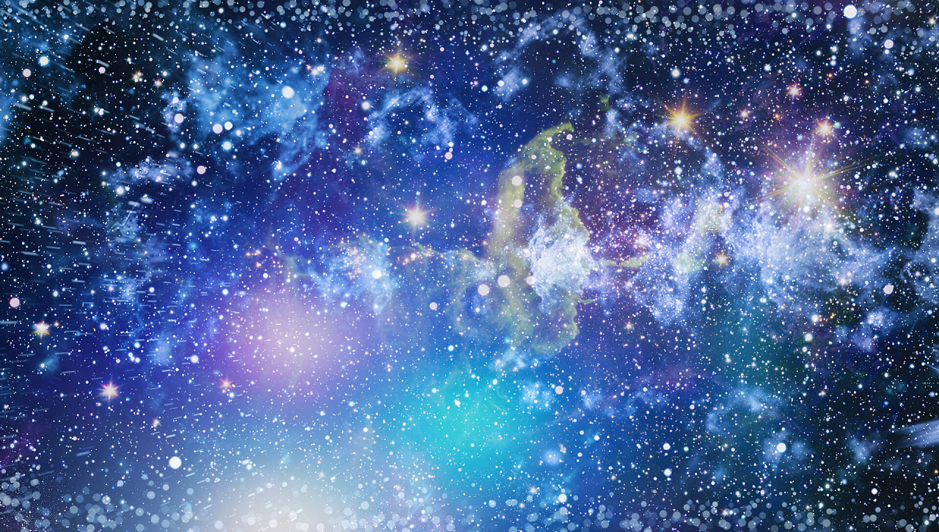 宇宙中的星系和恒星景观在自由空间中的行星和星系的恒星。美国航天局提供的这一图像的要素 .