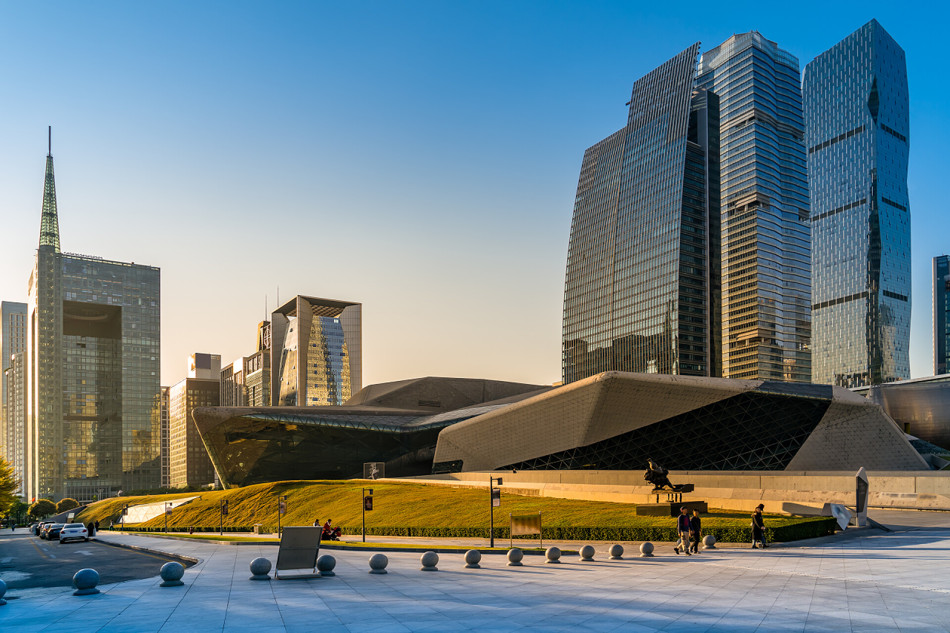 广州CBD现代建筑景观广州CBD现代建筑景观