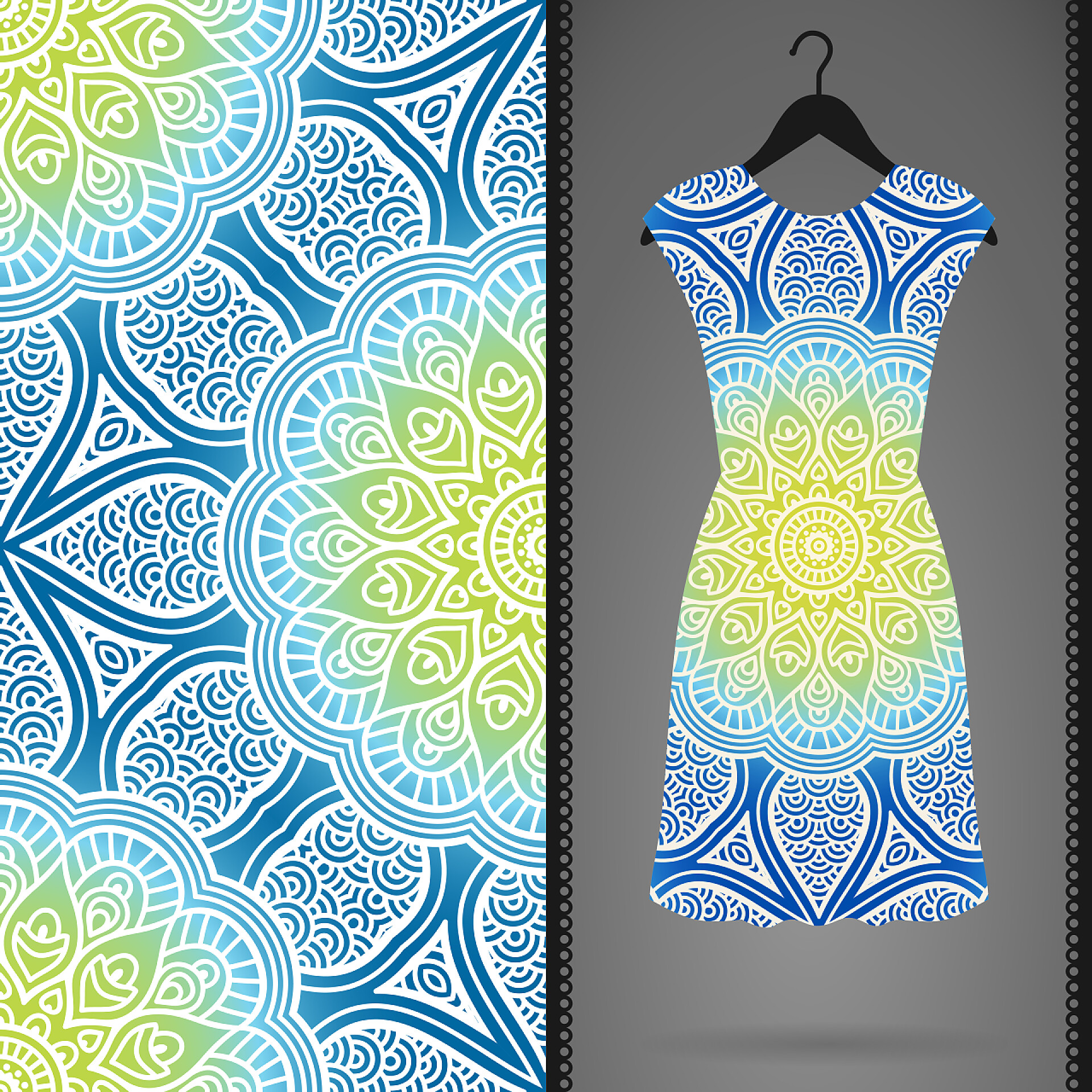 民族花纹展示图