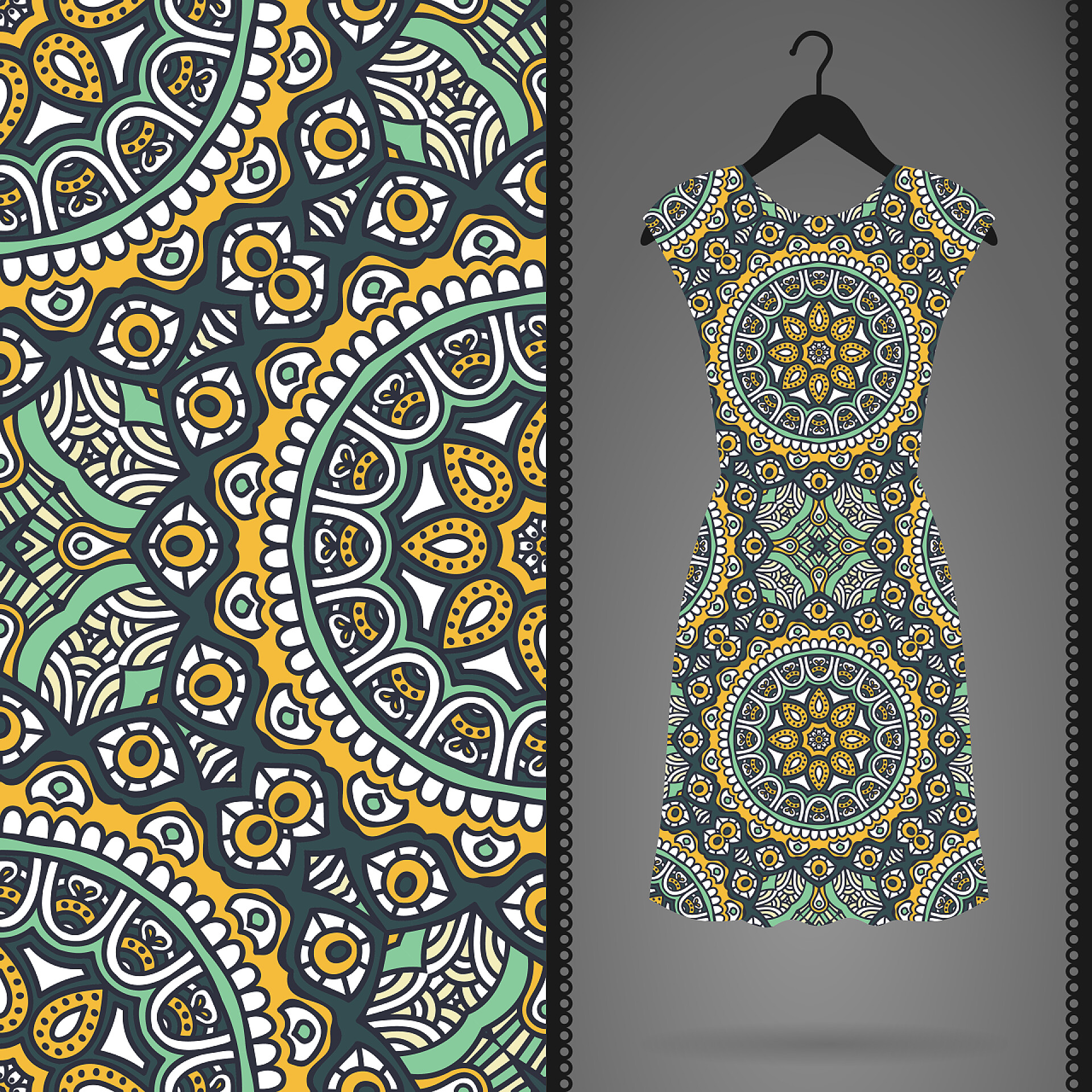 民族花纹展示图