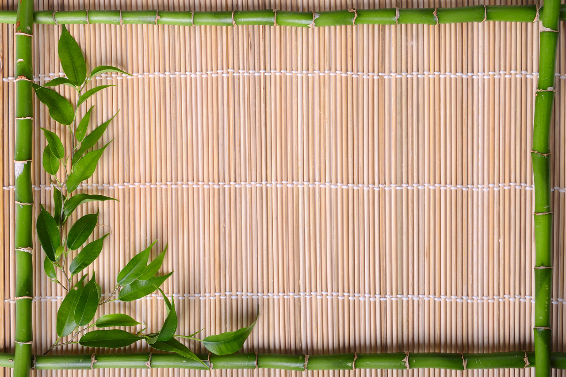竹子制作的凉席A.框架
