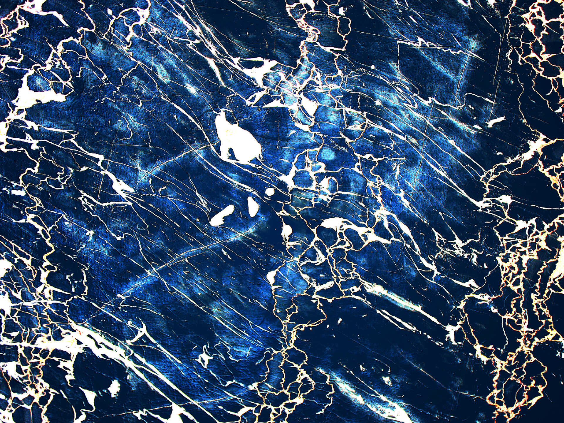 聚光灯照亮的天然大理石大理石