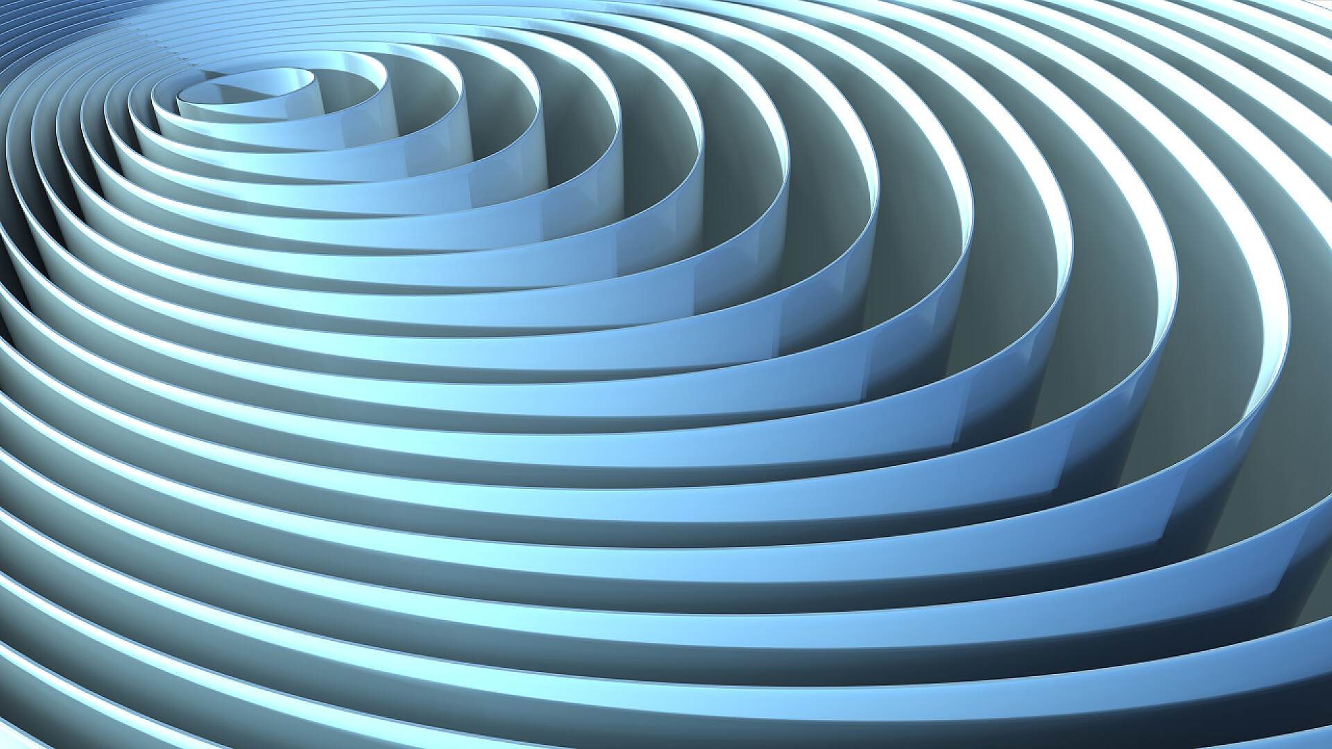 递增的圆形丝带背景计算机绘制的和抽象的背景所作的同心丝带