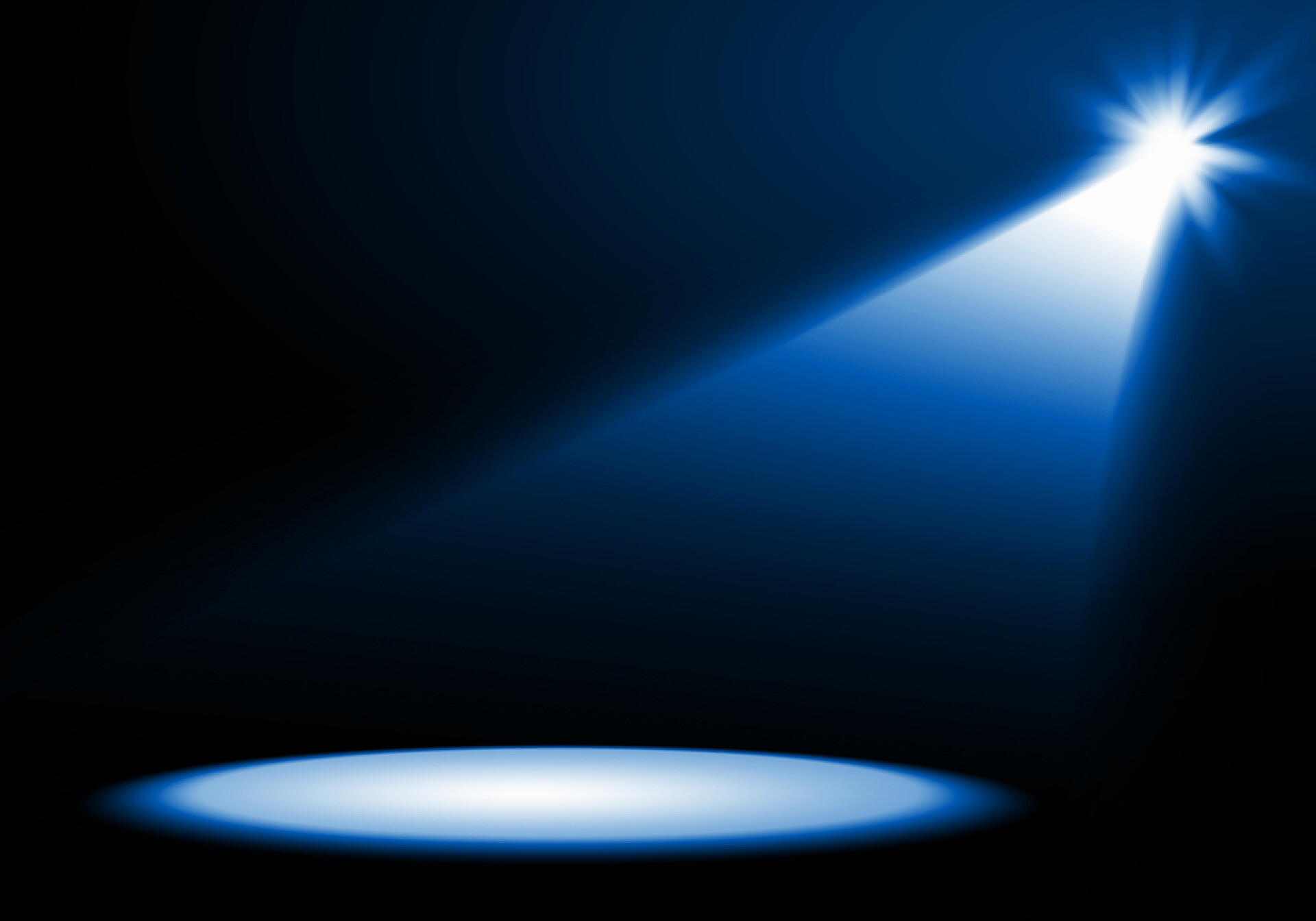 舞台上的聚光灯舞台灯。图.