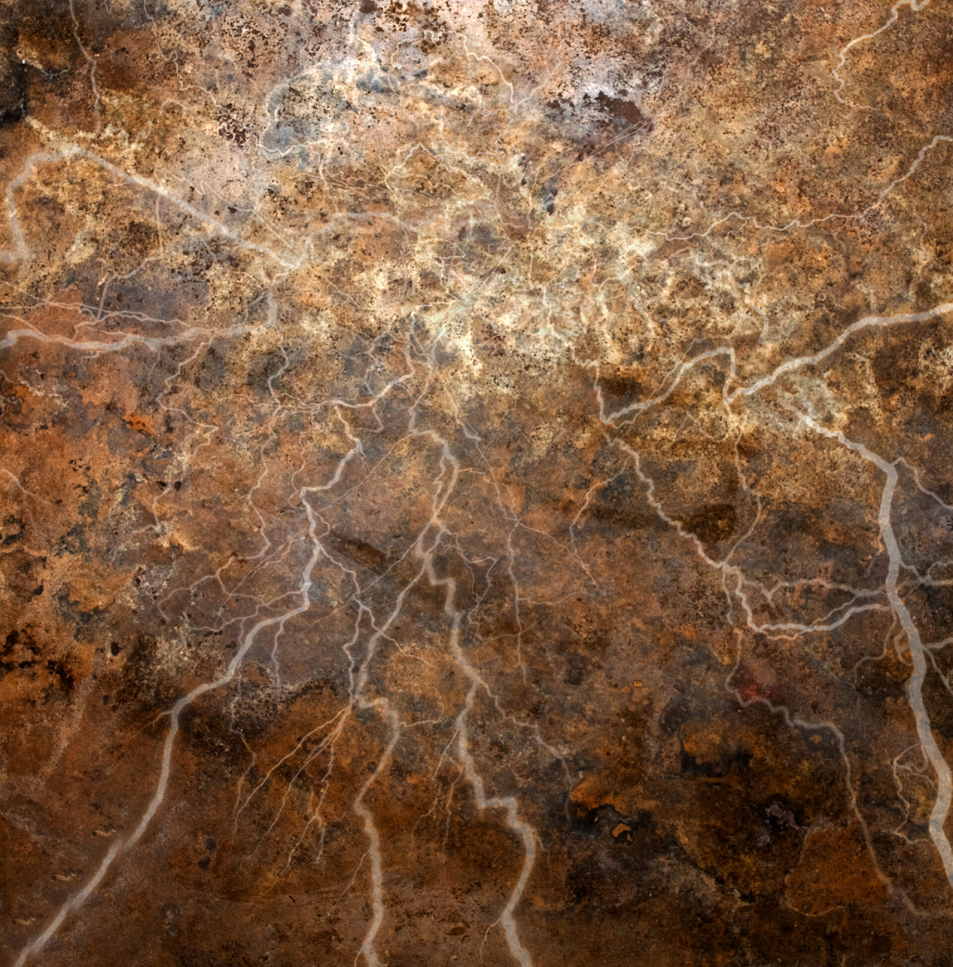 大理石瓷砖上出现裂缝帧大理石